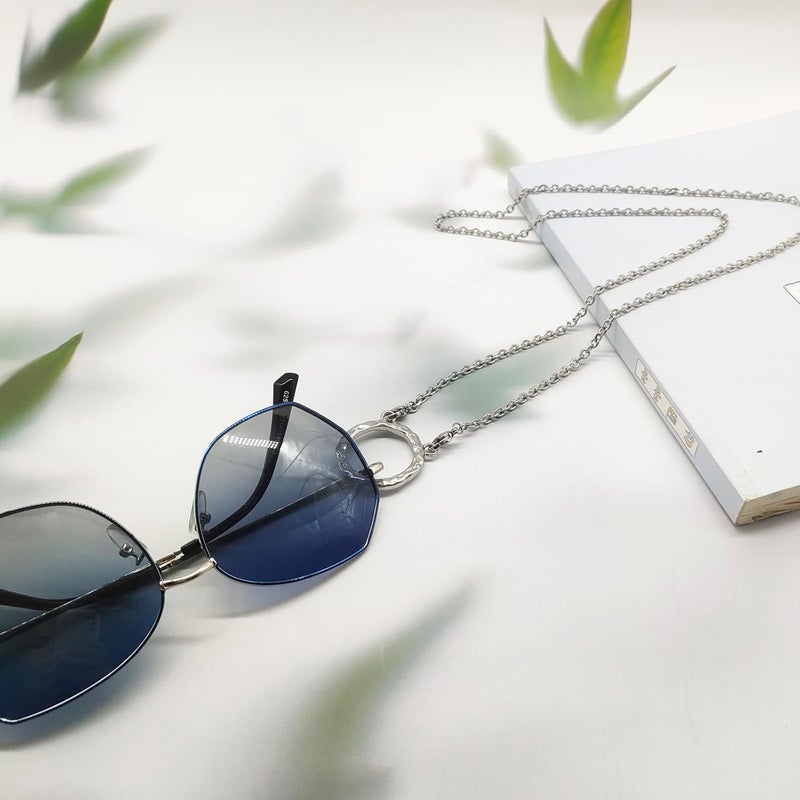 Hongeely Glasses Holder Chain Loop Eyeglasses Necklace Ring for Women Reading Glasses Sunglasses Necklace for Men - Image 2